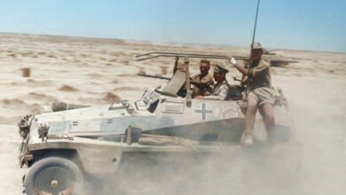 Rommel riding his Greif