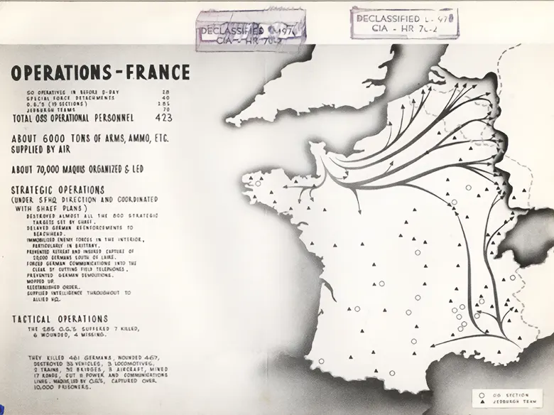 OSS Operations, France