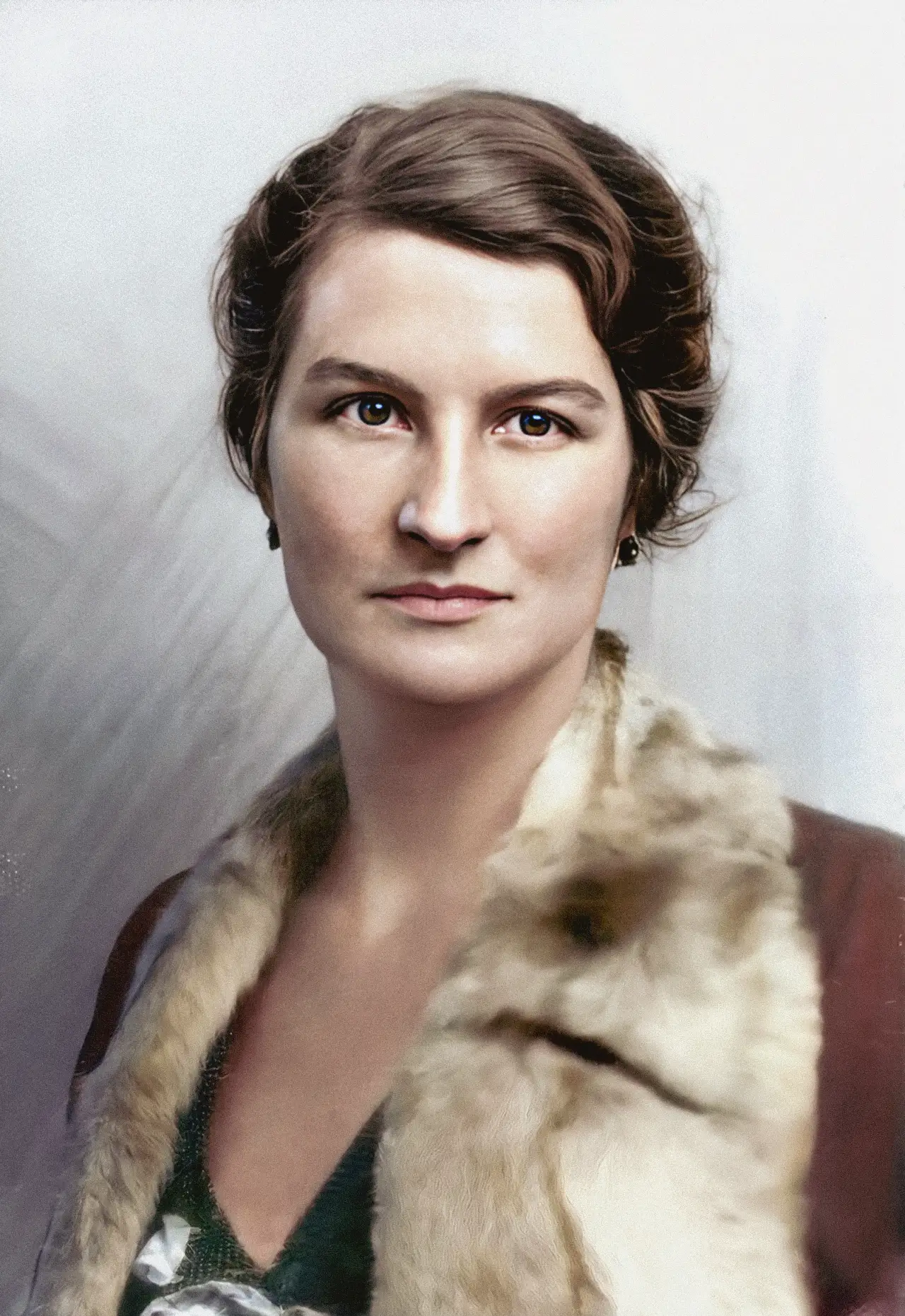 Virginia Hall colorized